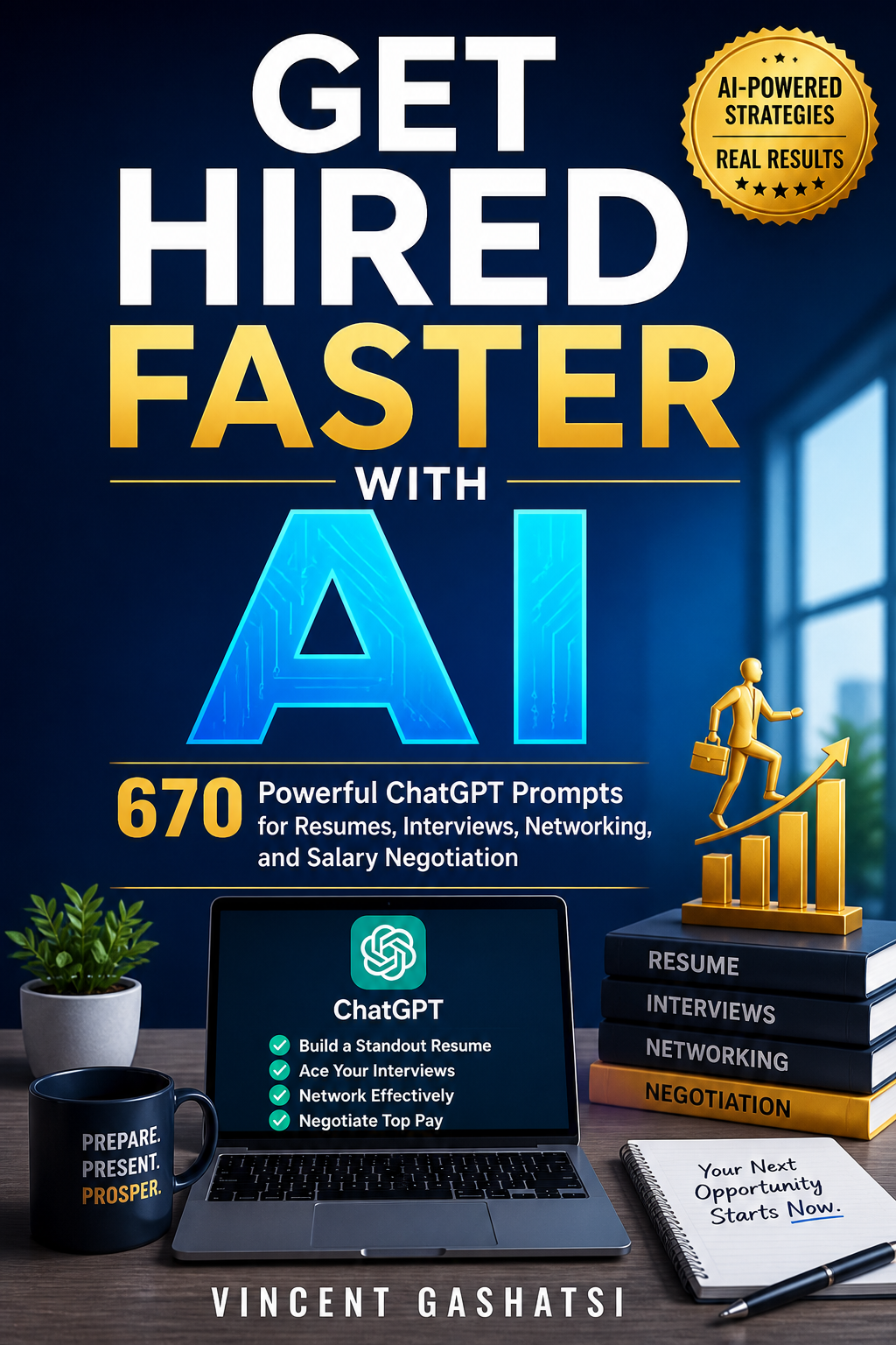 Get Hired Faster with AI — 670 ChatGPT Prompt System for Career Success