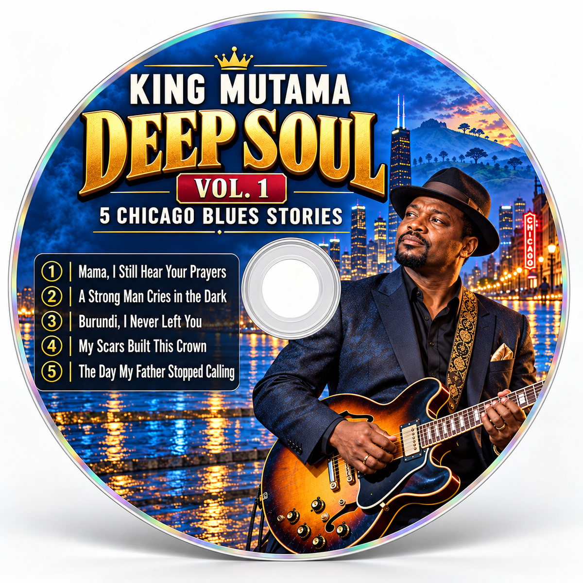 KING MUTAMA — Deep Soul, Vol. 1: 5 Chicago Blues Stories (MP3 Album)