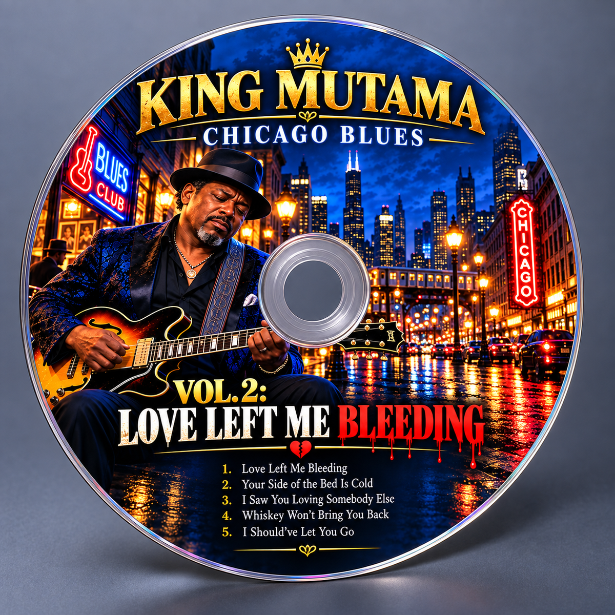 KING MUTAMA — LOVE LEFT ME BLEEDING, Vol. 2 (MP3 Album)