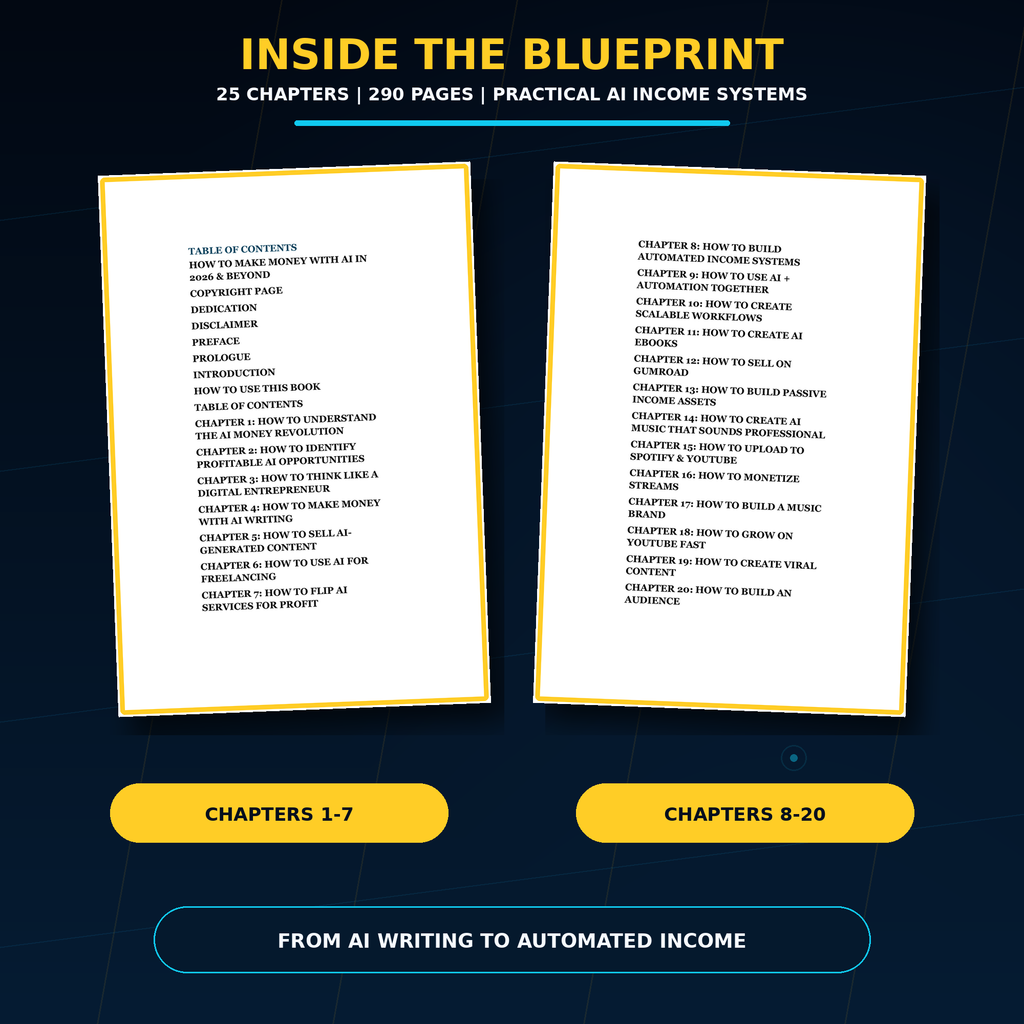 The AI Monetization Blueprint — How to Build Income with AI in 2026 & Beyond